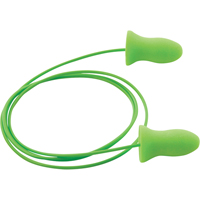 Bouchons d'oreilles en mousse Meteors, Vrac - Boîte, Avec cordon Nia-Chem Ltd.