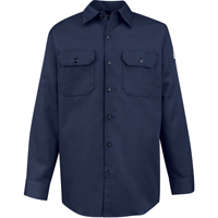 Flame-Resistant Work Shirts, Small, Navy Blue Nia-Chem Ltd.