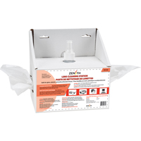Disposable Lens Cleaning Station, Cardboard, 8" L x 4" D x 8" H SEE380 | Nia-Chem Ltd.
