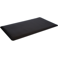 Tapis de style plateforme WD, Losange, 4' x 12' x 5/8", Noir, &eacute;ponge Nia-Chem Ltd.