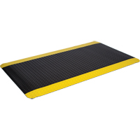 Tapis de style plateforme WD, Losange, 2' x 75' x 5/8", Noir/Jaune, &eacute;ponge Nia-Chem Ltd.