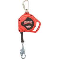 Rebel Self Retracting Lifeline, 33', Galvanized Steel, Swivel Nia-Chem Ltd.