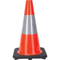 Traffic Cone, 18", Orange, 6" Reflective Collar(s) SEF026 | Nia-Chem Ltd.