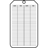 Safety Tags, Plastic, 3-1/8" W x 5-7/8" H, French Nia-Chem Ltd.