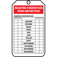 Safety Tags, Cardstock, 3-1/8" W x 5-7/8" H, French Nia-Chem Ltd.