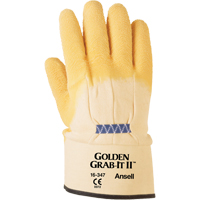 Golden Grab-It&reg; II Gloves, 10/X-Large, Rubber Latex Coating, 13 Gauge, Nylon Shell Nia-Chem Ltd.