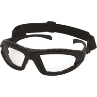 Lunettes de s&eacute;curit&eacute; &agrave; monture noire Dustdevil, Lentille Transparent, Antibu&eacute;e/Anti-&eacute;gratignures, ANSI Z87+/R&eacute;pond ou surpasse la norme CSA Z94.3 Nia-Chem Ltd.
