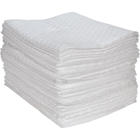 Premium Fine Fiber Sorbent Pads, Oil Only, 15" x 17", 30 gal. Absorbancy Nia-Chem Ltd.