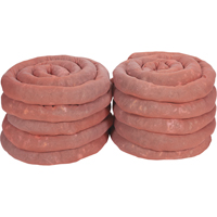 Remblais tubulaires absorbants, Mati&egrave;res dangereuses, Absorption 45 gal., 3" la x 10' lo, Pqt de 10 Nia-Chem Ltd.