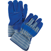 Gants d'ajusteur de premi&egrave;re qualit&eacute; avec coutures en Kevlar, Grand, Paume en Cuir de vache refendu, Doublure en Coton Nia-Chem Ltd.