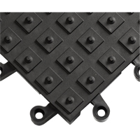 Tapis ErgoDeck avec crampons antid&eacute;rapants int&eacute;gr&eacute;s No 552, PVC, 1-1/2' la c, 1-1/2' lo, 7/8" &eacute;paisseur, Noir Nia-Chem Ltd.