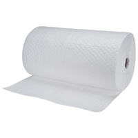 Industrial-Grade Fine Fibre Sorbent Rolls, Heavyweight, 150' L x 30" W, 70 gal. Absorbancy Nia-Chem Ltd.