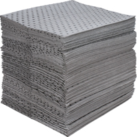 Industrial-Grade Fine Fibre Sorbent Pads, Universal, 15" x 17", 40 gal. Absorbancy Nia-Chem Ltd.