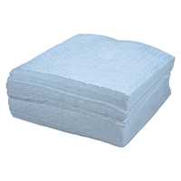 Premium Blue Bonded Sorbent Pads, Oil Only, 15" x 17", 8 gal. Absorbancy Nia-Chem Ltd.