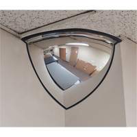 Miroir en d&ocirc;me 90°, Quart de d&ocirc;me, Dessus ouvert, Diam&egrave;tre 20" Nia-Chem Ltd.