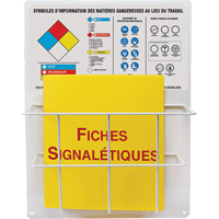 Panneaux de style panier pour mati&egrave;res dangereuses, Français, Compris reliures Nia-Chem Ltd.