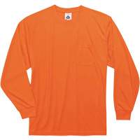 Chandail &agrave; manches longues non certifi&eacute; GloWear 8091, Polyester, Petit, Orange haute visibilit&eacute; Nia-Chem Ltd.