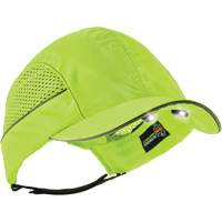 Casquette &agrave; bord court avec &eacute;clairage DEL Skullerz 8960, Vert lime haute visibilit&eacute; Nia-Chem Ltd.