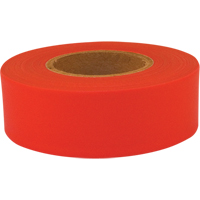 Ruban de signalisation Sub-Zero, 1,2" la x 150' lo, Rouge fluorescent Nia-Chem Ltd.