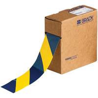 Ruban de marquage pour planchers ToughStripe, 2" x 100', Polyester, Bleu et jaune Nia-Chem Ltd.