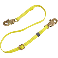 Longe de positionnement r&eacute;glable &agrave; sangle, 1 branches, 6', Classe CSA B, Polyester Nia-Chem Ltd.