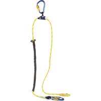 Longe de positionnement r&eacute;glable &agrave; corde pour grimpeur, 1 branches, 8', Classe CSA F, Nylon Nia-Chem Ltd.