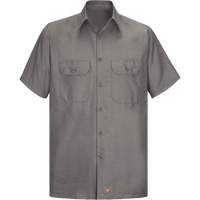 Short Sleeve Ripstop Shirt, Men's, 3X-Large, Grey Nia-Chem Ltd.