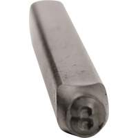 Individual Standard General Purpose Steel Hand Stamp Pieces, # 8, 3/32" Nia-Chem Ltd.