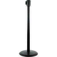 Poteaux recepteurs Slimline TensaBarrier, Hauteur de 38", Noir Nia-Chem Ltd.