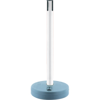 Outdoor TensaBarrier&reg; - Receiver Posts, 37" High, White Nia-Chem Ltd.