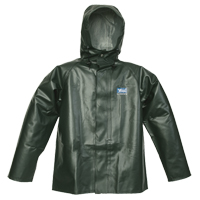 Manteau de pluie Journeyman r&eacute;sistant aux produits chimiques, Petit, Vert, Polyester/PVC Nia-Chem Ltd.