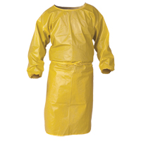 KleenGuard Chemical Spray Protective Smock, Polypropylene, Yellow, 34" W x 52" L Nia-Chem Ltd.