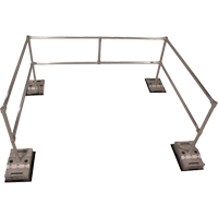 RoofGuard Classic System - Packaged Kits, Aluminum, 72" W x 108" L x 42" H Nia-Chem Ltd.