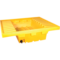 Contenant de confinement Ultra-Rack Sump, 51,5'' lo x 51,5'' la x 12" ha, 66 gal. US Capacit&eacute; Nia-Chem Ltd.