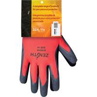 Gants enduits de latex de caoutchouc naturel, 10, R&ecirc;vetement Latex de caoutchouc, Calibre 13, Enveloppe en Polyester Nia-Chem Ltd.