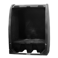 Spill Containment Sheds Without Drain, 61" L x 37.25" W x 72.75" H, 1000 lbs. Load Capacity Nia-Chem Ltd.