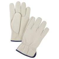 Gants de conducteur doubl&eacute;s pour l'hiver de premi&egrave;re qualit&eacute;, T-Grand, Paume en Cuir fleur de vache, Molleton Nia-Chem Ltd.