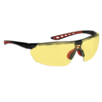 Dynamic Falcon Series Safety Glasses, Amber Lens, Anti-Fog, ANSI Z87+/Meets/Exceeds CSA Z94.3 Nia-Chem Ltd.
