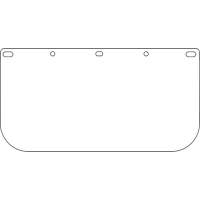 Dynamic Faceshield Visor Window, PETG, Clear Tint Nia-Chem Ltd.