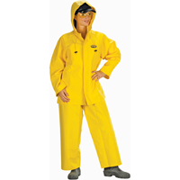 V&ecirc;tements imperm&eacute;ables Hurricane ignifuges et r&eacute;sistants &agrave; l'huile, v&ecirc;tements imperm&eacute;ables, 4T-Grand, Jaune Nia-Chem Ltd.