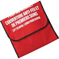 Couverture anti-feu avec sac de nylon Dynamic, Laine, 60" lo x 71" la Nia-Chem Ltd.