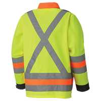 6007 Breathable Traffic Safety Jacket, Polyester, High Visibility Lime-Yellow, X-Small Nia-Chem Ltd.