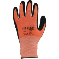 Vis-Tech Y9294 Cut Resistant Gloves, Size 6/X-Small, 13 Gauge, Polyurethane Coated, Stainless Steel Shell, ANSI/ISEA 105 Level 4 Nia-Chem Ltd.