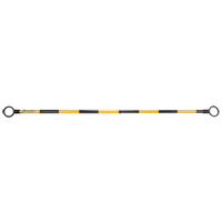 Telescopic Barricade Bar, 85" Extended Length, Black/Yellow Nia-Chem Ltd.