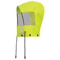 6037H Hood for Traffic Control Waterproof Safety Jacket, High Visibility Lime-Yellow, Polyester Nia-Chem Ltd.