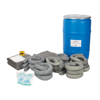 Spill Kit, Universal, Drum, 55 US gal. Absorbancy SGD800 | Nia-Chem Ltd.