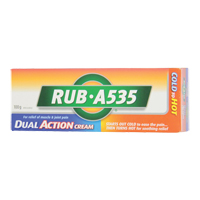 Soulagement chaleur Rub A535, Cr&egrave;me, Analg&eacute;sique Nia-Chem Ltd.