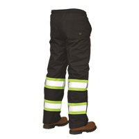 Lined Pull-On Safety Pant, Polyester, Large, Black Nia-Chem Ltd.