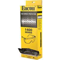 Lunettes de s&eacute;curit&eacute; s&eacute;rie 1400 Veratti Tuff Spec avec boîte distributrice Encon, Lentille Transparent, ANSI Z87+/R&eacute;pond ou surpasse la norme CSA Z94.3 Nia-Chem Ltd.