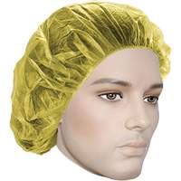 Bonnets bouffants, Polypropyl&egrave;ne, 24", Jaune Nia-Chem Ltd.